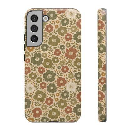 Retro Poppy Field Tough Case