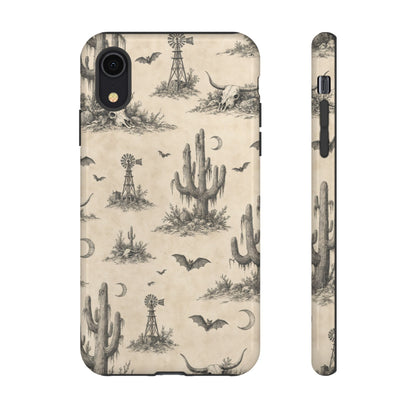 Spooky Desert Toile Tough Case