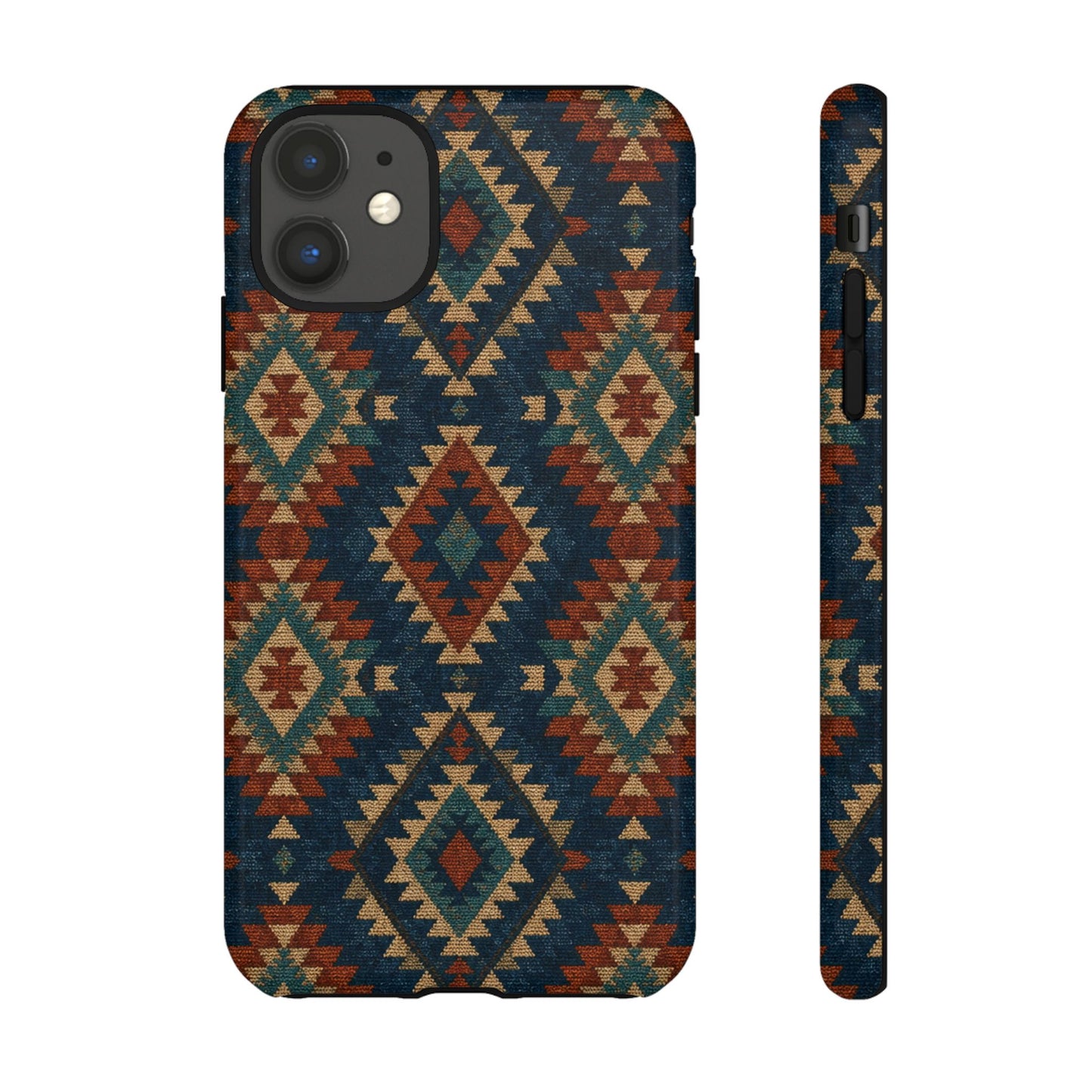 Navy Aztec Tough Case