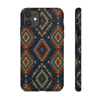 Navy Aztec Tough Case