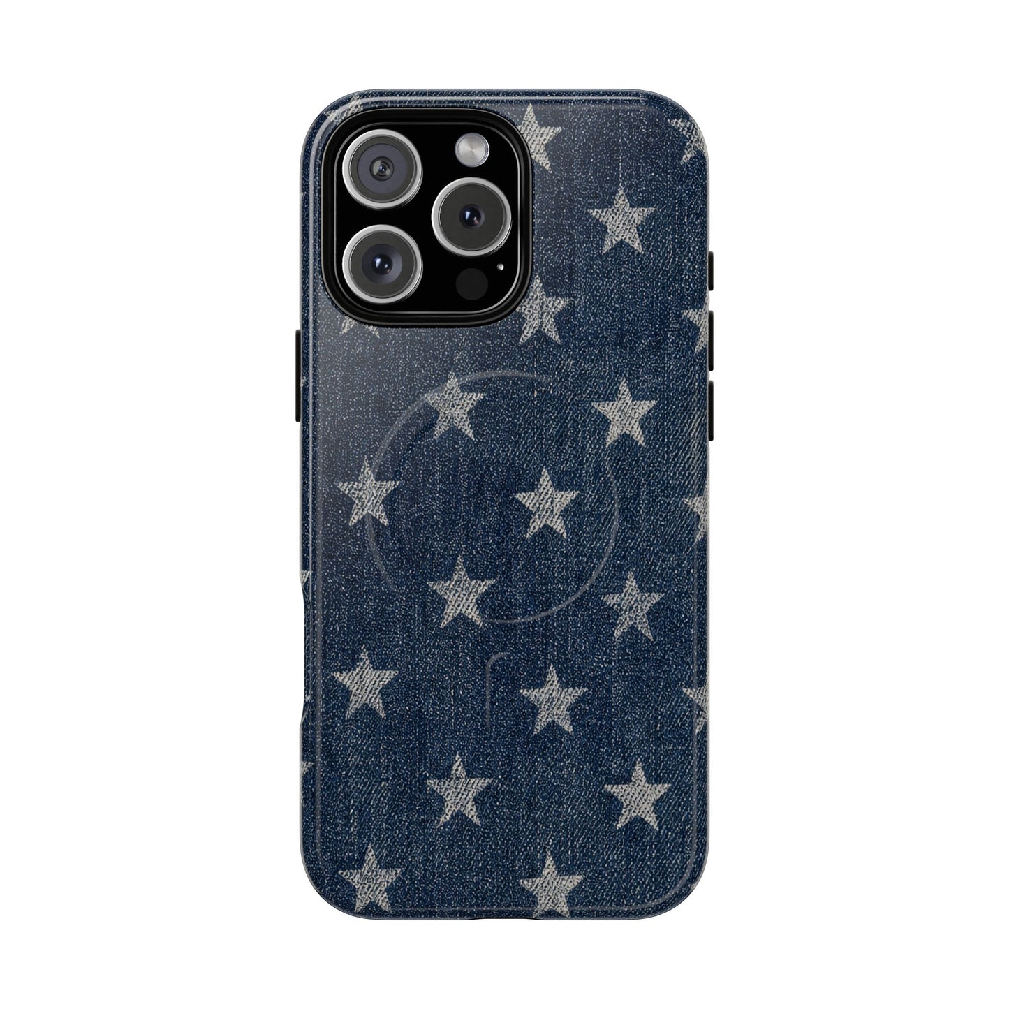 Denim And Stars Magnetic Case