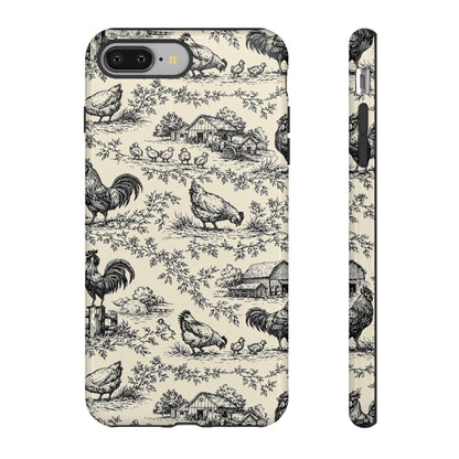 Toile Chickens Tough Case