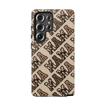 Grunge Cowhide Mama Tough Case