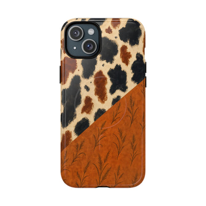 Harvest Cowhide Swaths Magnetic Case