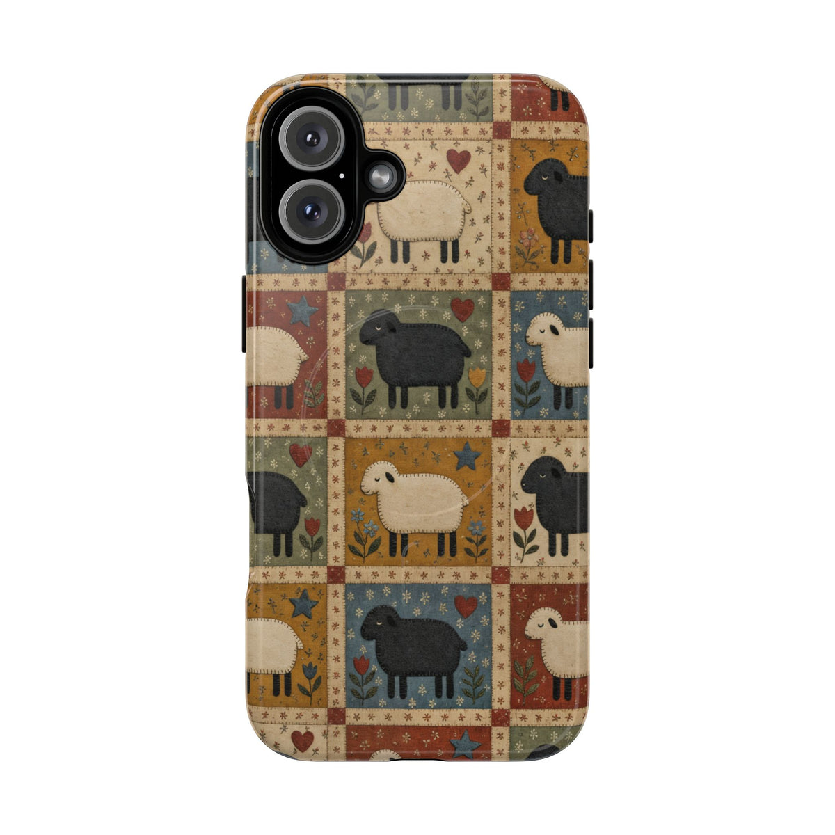 Sheep Quilt Magnetic Case