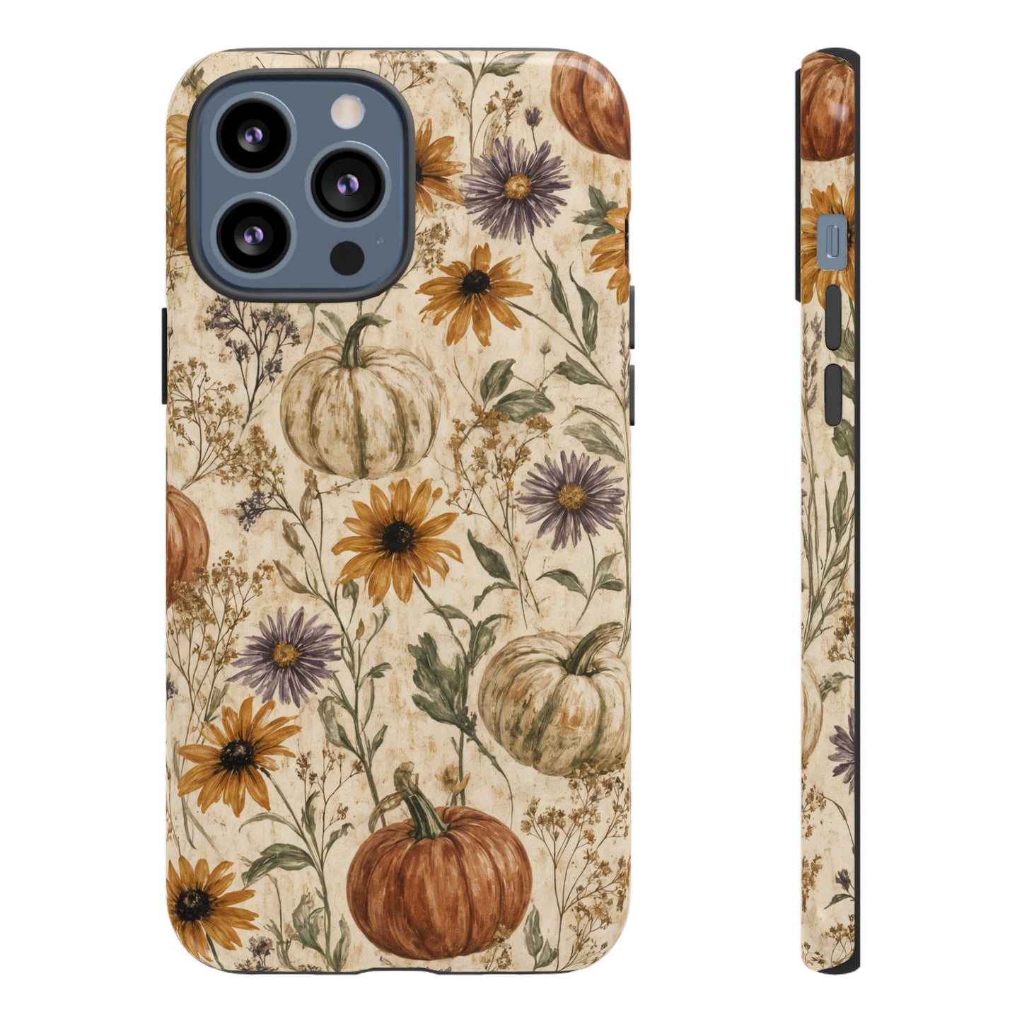 Pumpkin Wildflower Tough Case