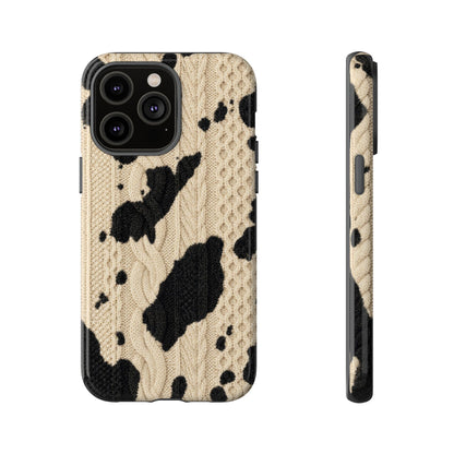 Cable Knit Cowhide Tough Case