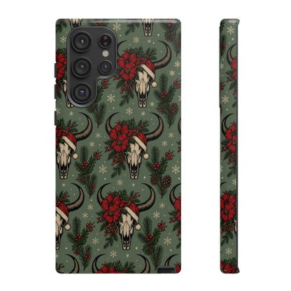 Santa Bull Skulls Tough Case