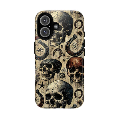 Skulls and Horseshoes Magnetic Case