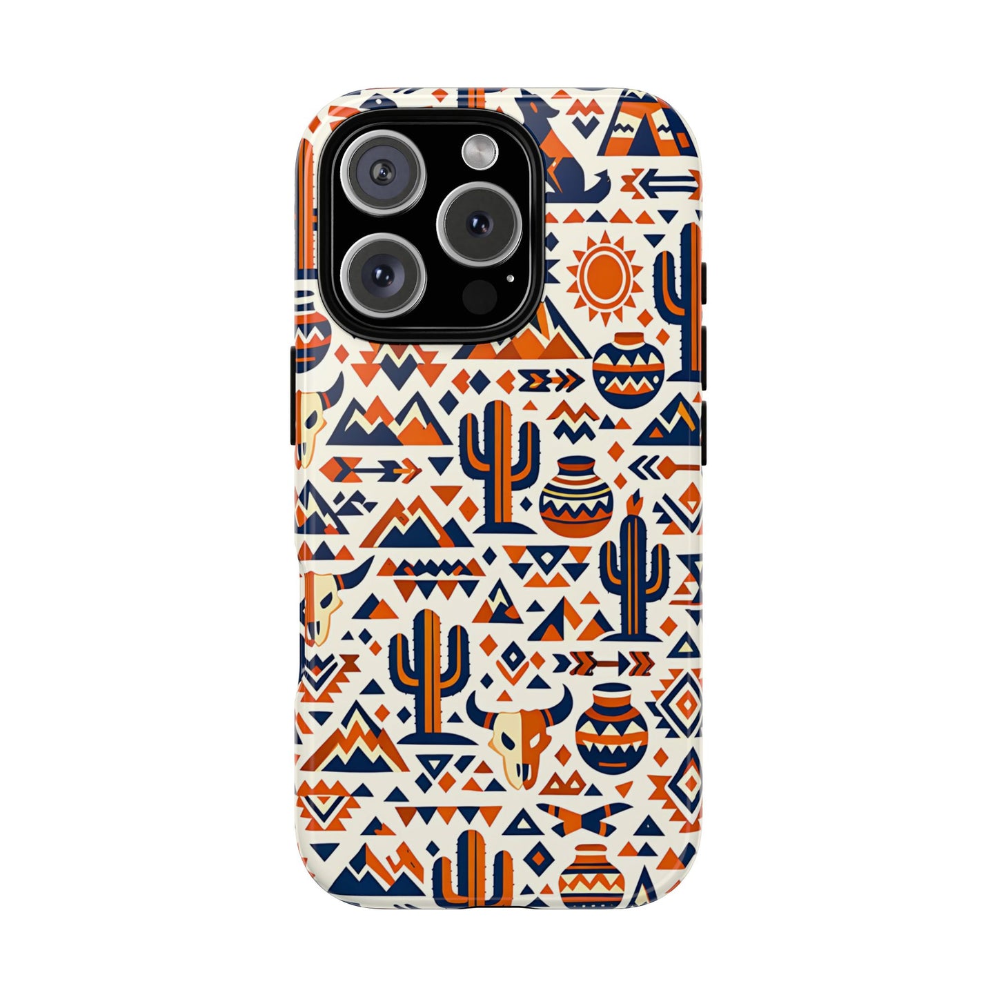 Southwest Tribal Orange Tough Case