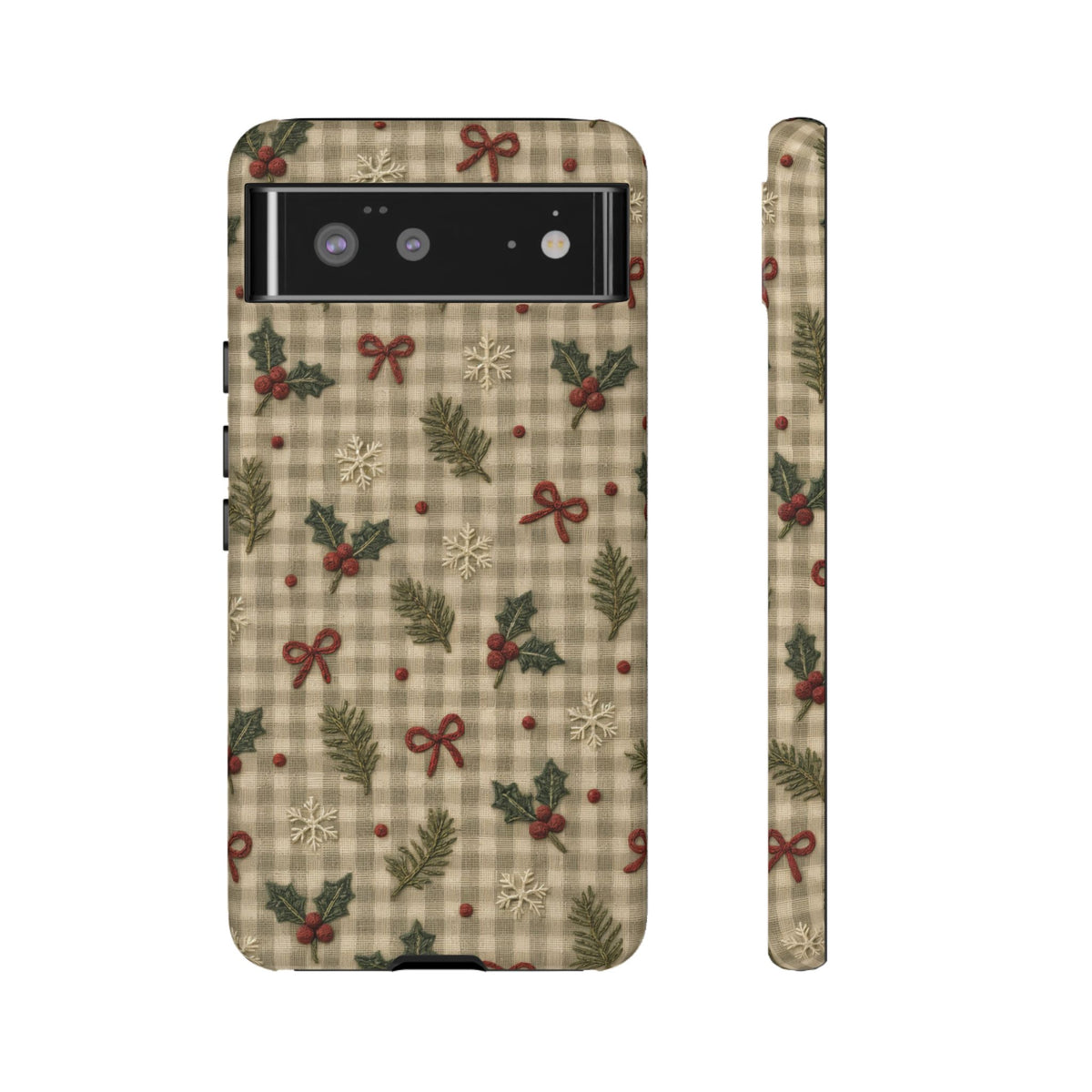 Gingham Holly Tough Case