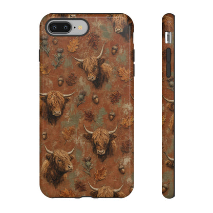 Autumn Highland Cow Tough Case