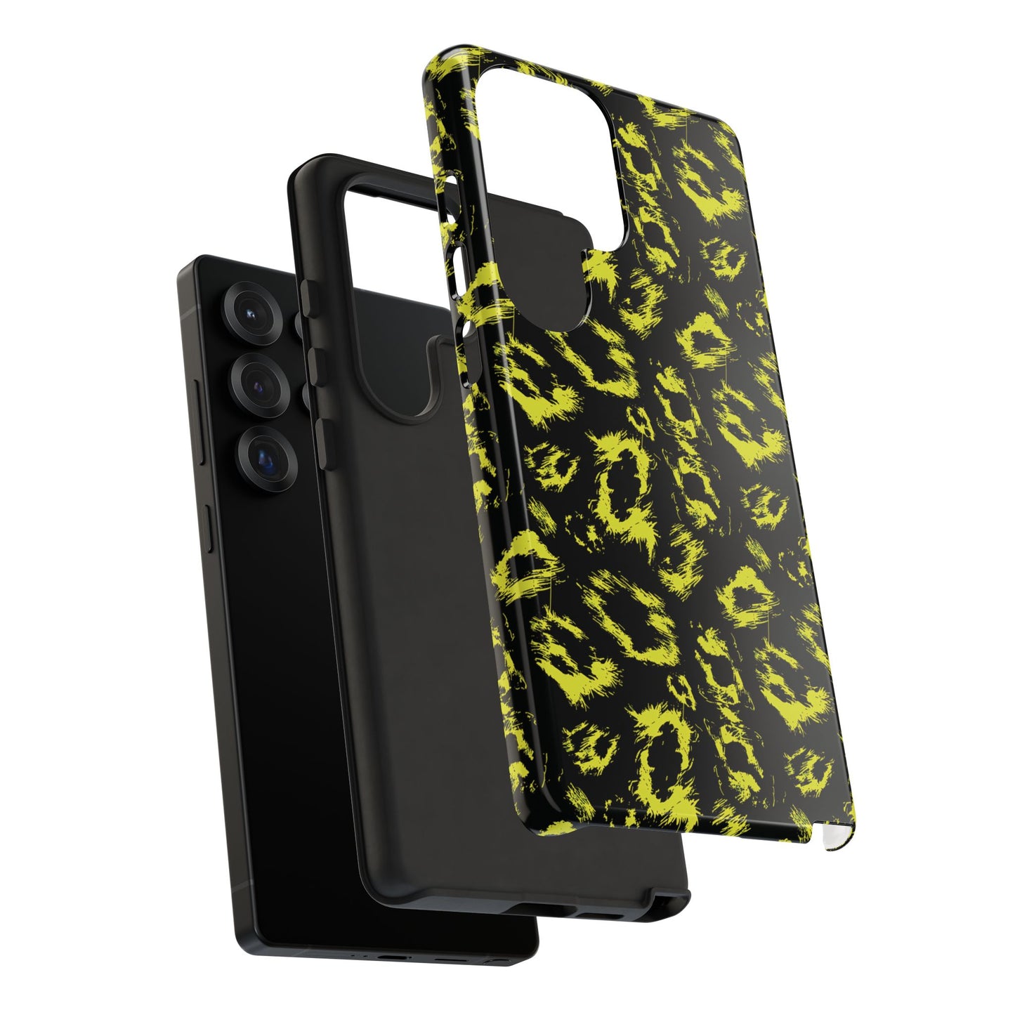 Neon Yellow Leopard Phone Case