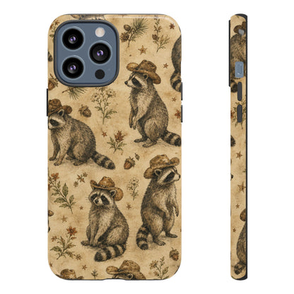 Painted Raccoon Tough Case
