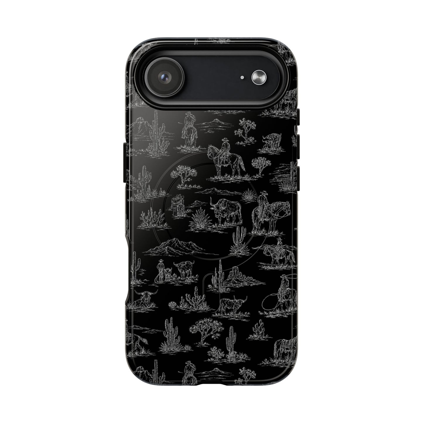 Midnight Toile Magnetic Case