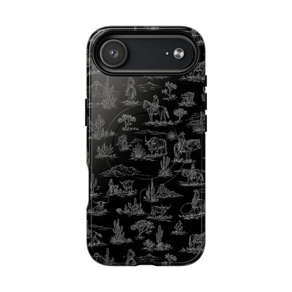 Midnight Toile Magnetic Case
