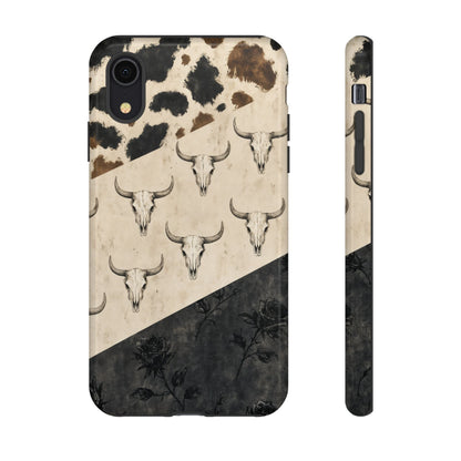 Bull Skull Rose Tough Case