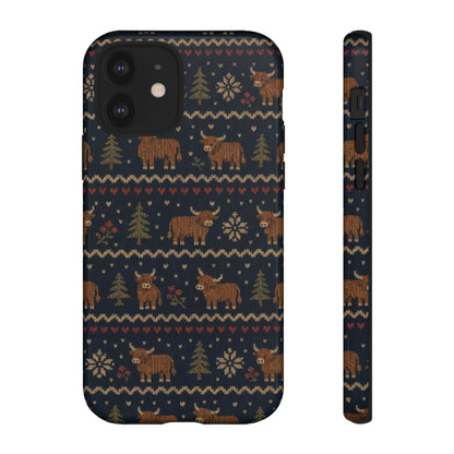 Highland Cow Sweater Tough Case