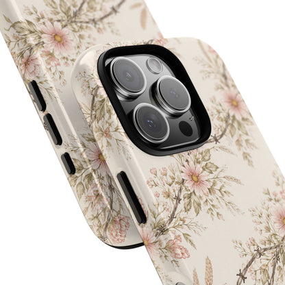 Floral Barbed Wire Tough Case