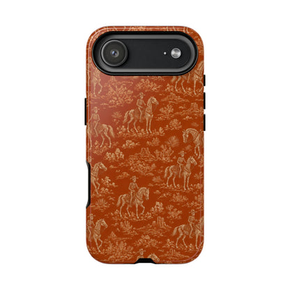 Cowboy Skeleton Toile Tough Case
