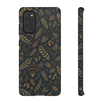 Navy Feathers Tough Case