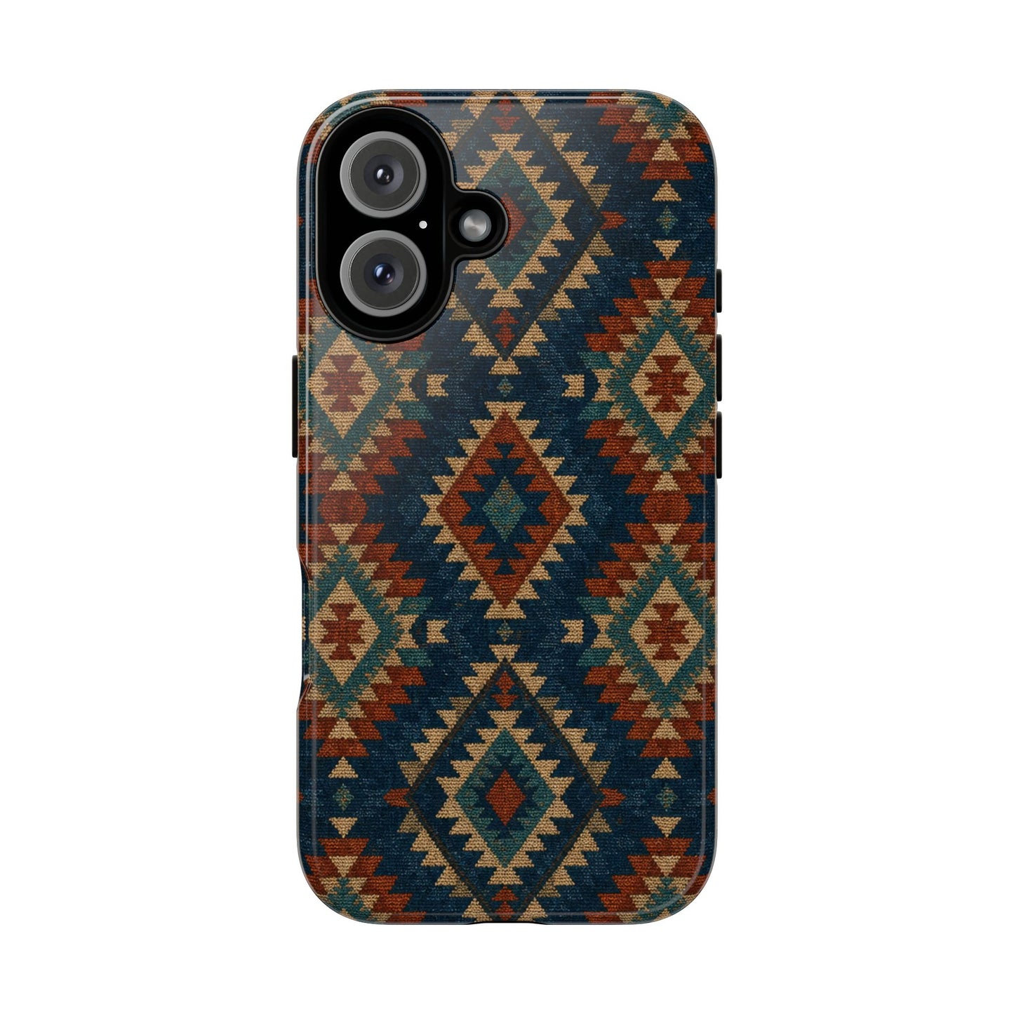 Navy Aztec Tough Case