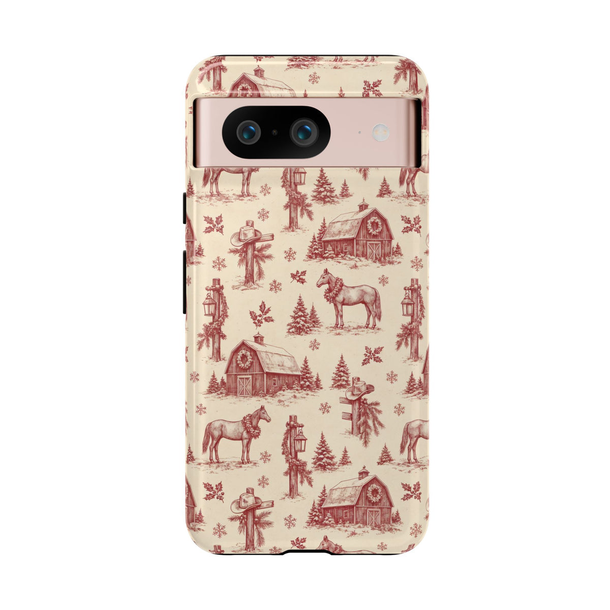 Christmas Toile Tough Case