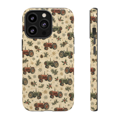 Christmas Tractors Tough Case