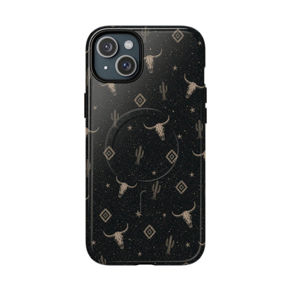 Midnight Longhorn Magnetic Case