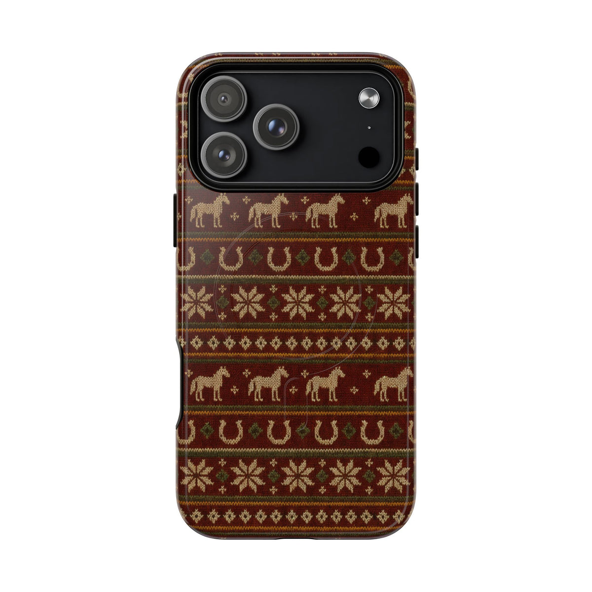 Fair Isle Horses Magnetic Case