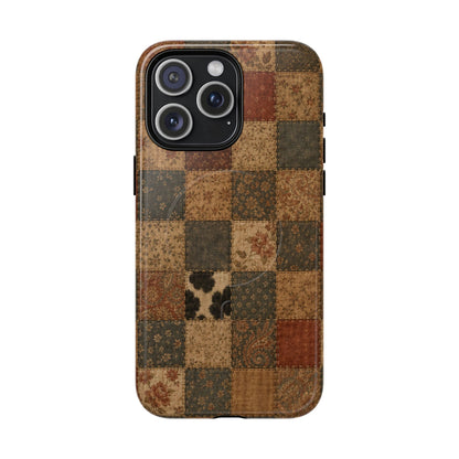 Rustic Patchwork Magnetic Case