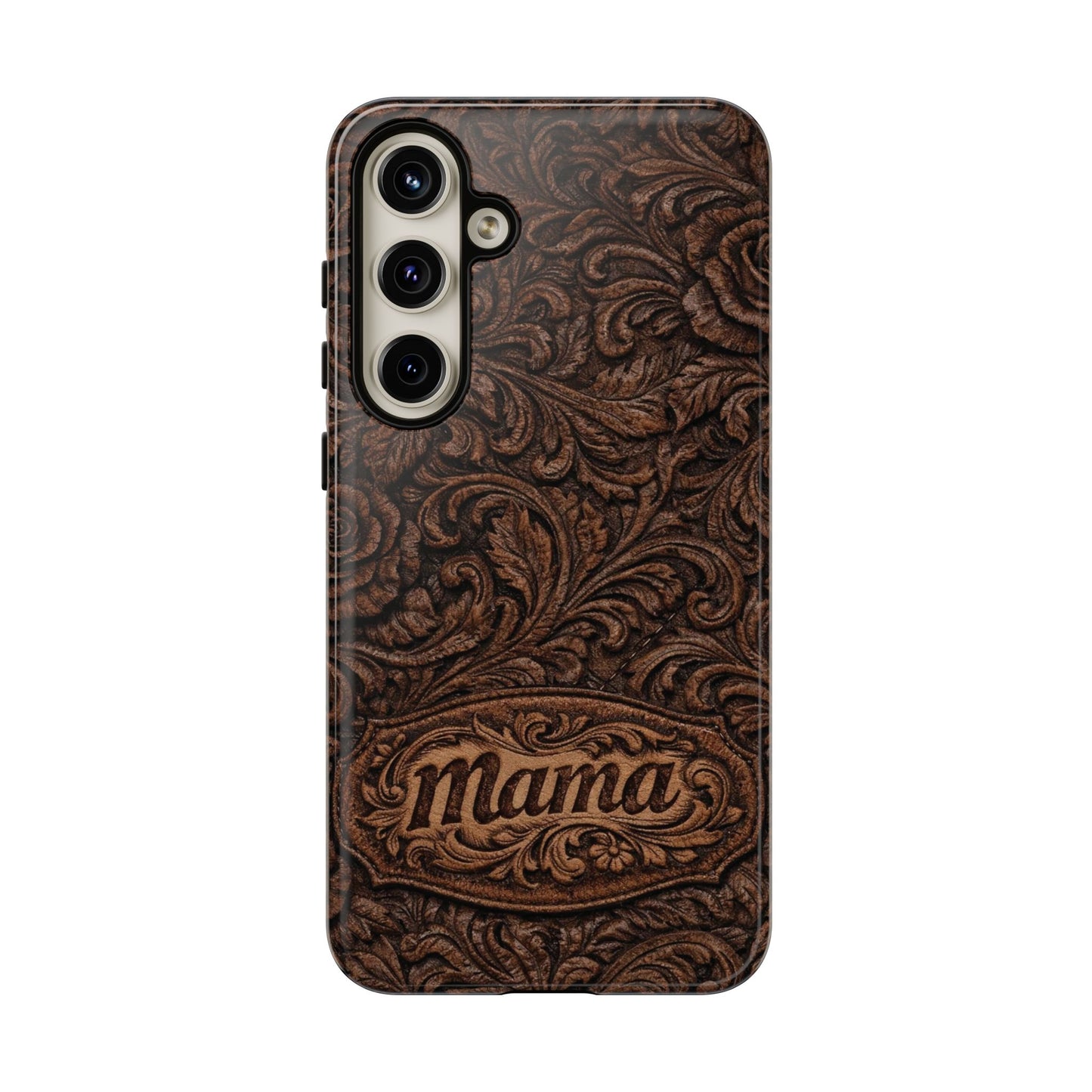 Carved Floral Mama Tough Case