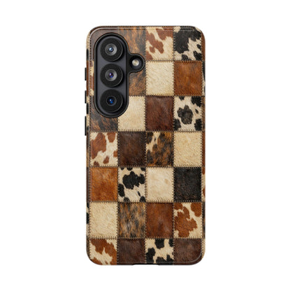 Cowhide Quilt Tough Case