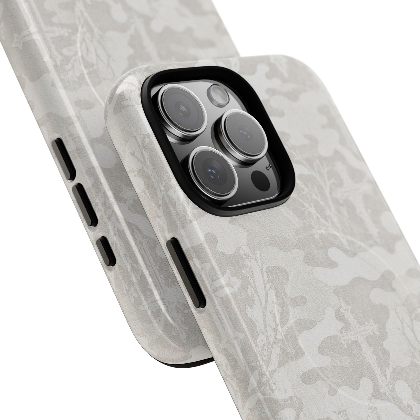 White Camo Cross Magnetic Case