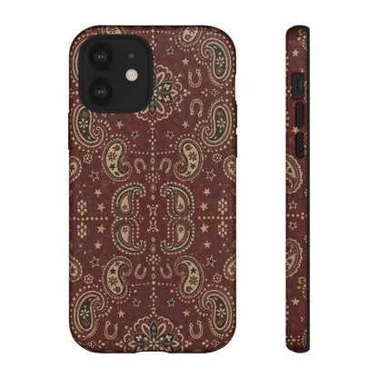 Burgundy Bandana Tough Case