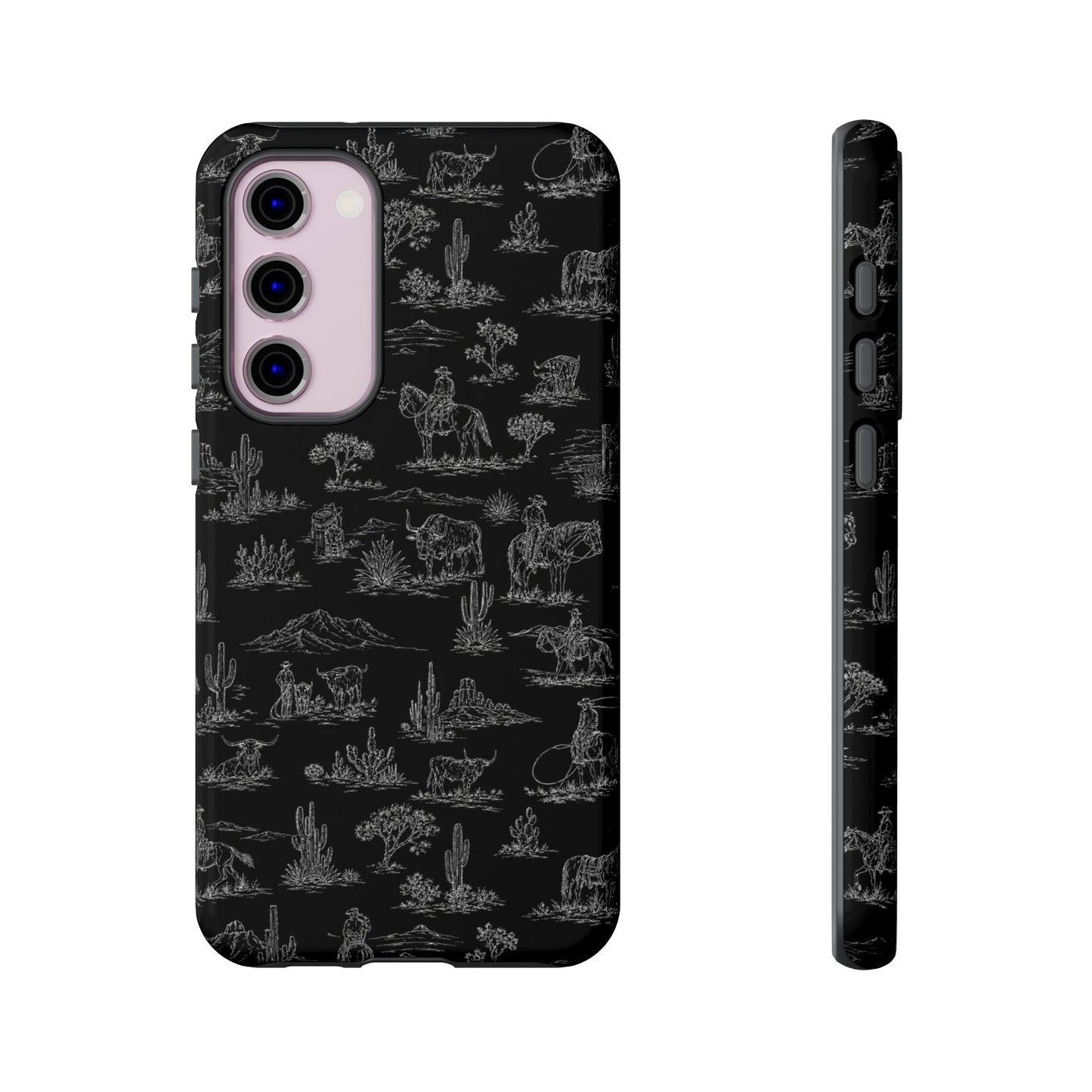 Midnight Toile Tough Case