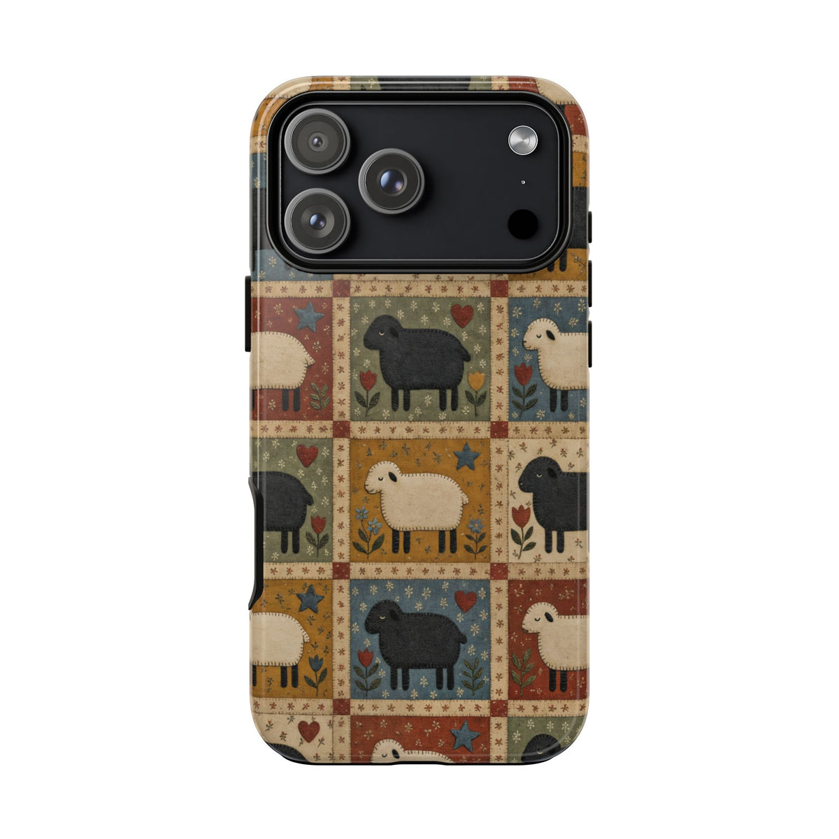 Sheep Quilt Tough Case