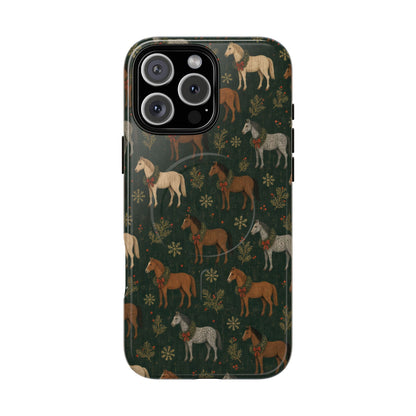 Wreath Horses Magnetic Case