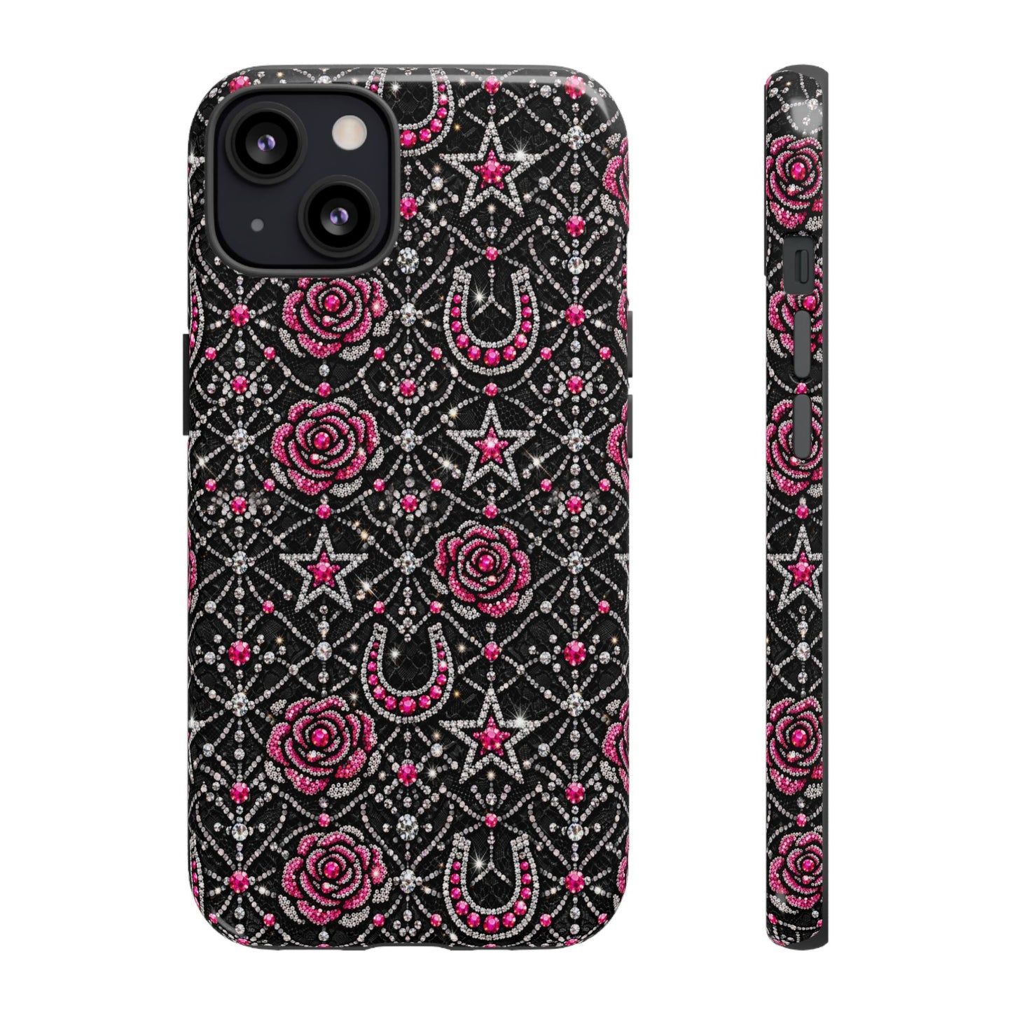 Rhinestone Rose Tough Case