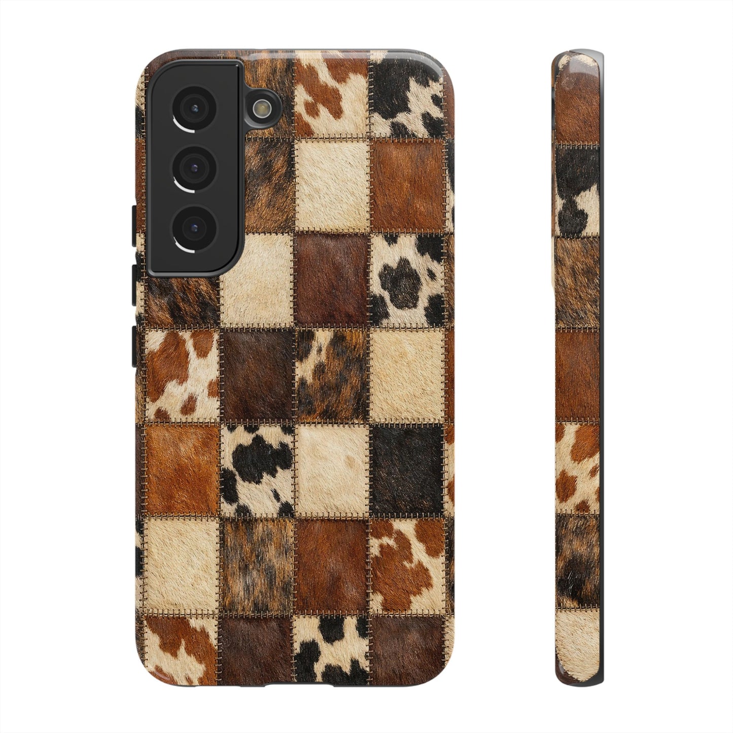 Cowhide Quilt Tough Case