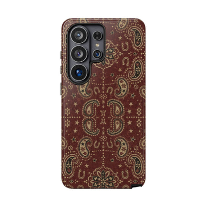 Burgundy Bandana Tough Case