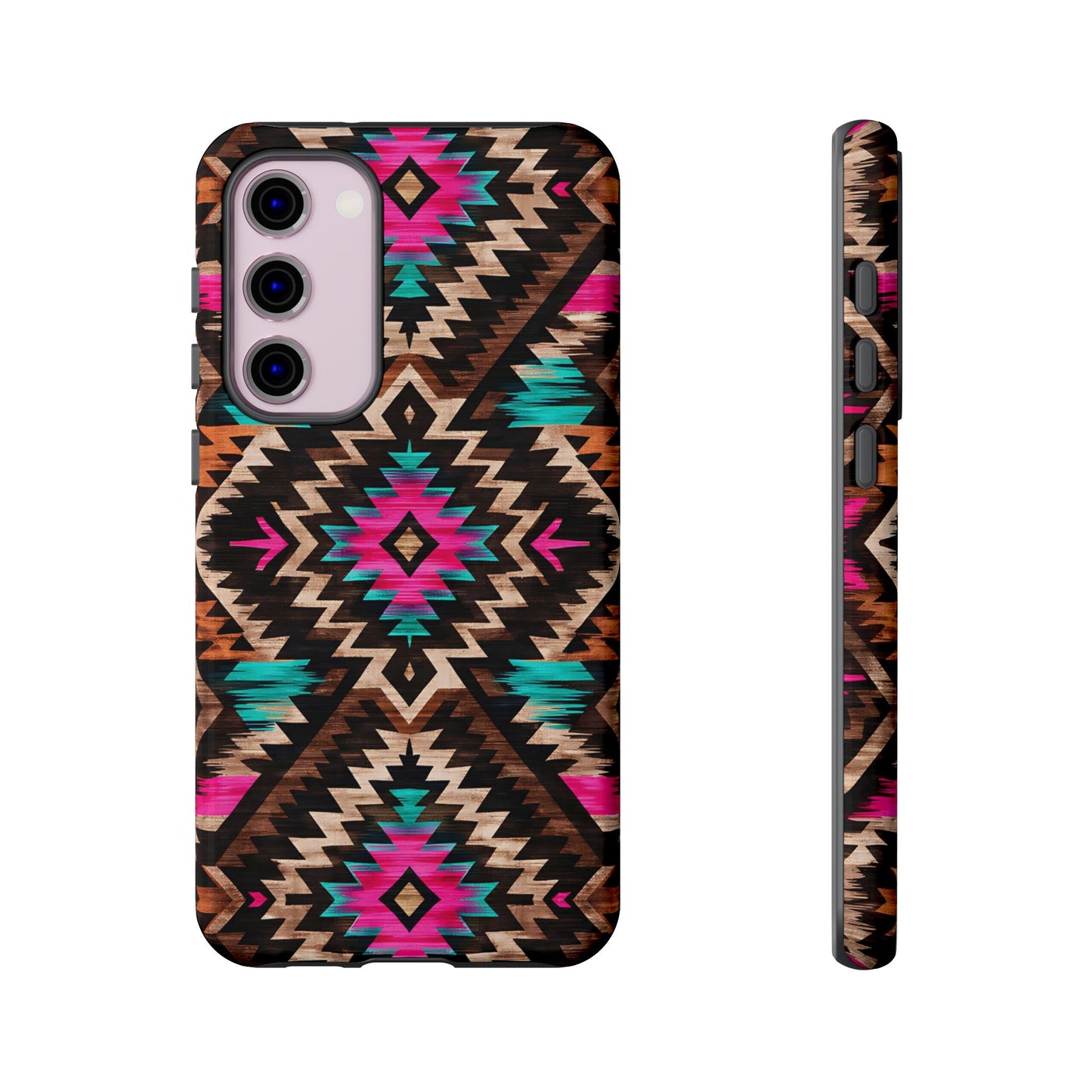 Neon Aztec Rug Tough Case