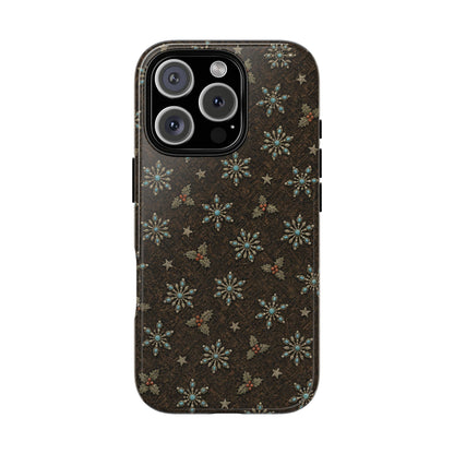 Squash Blossom Snowflakes Tough Case