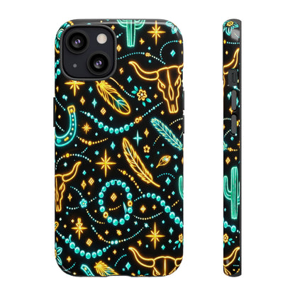 Neon Turquoise Tough Case