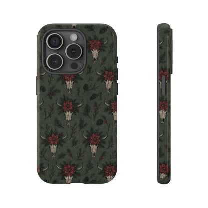 Inked Christmas Skull Tough Case