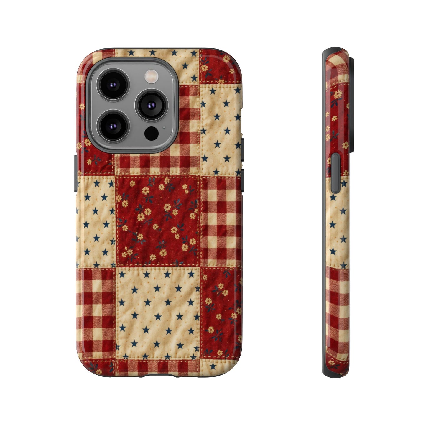 Gingham Stars Tough Case