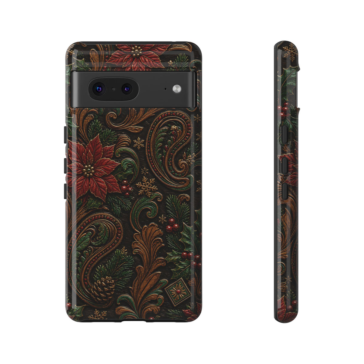 Carved Christmas Paisley Tough Case