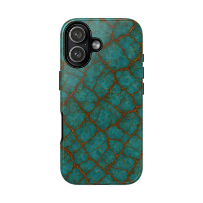 Cracked Jade Tough Phone Case