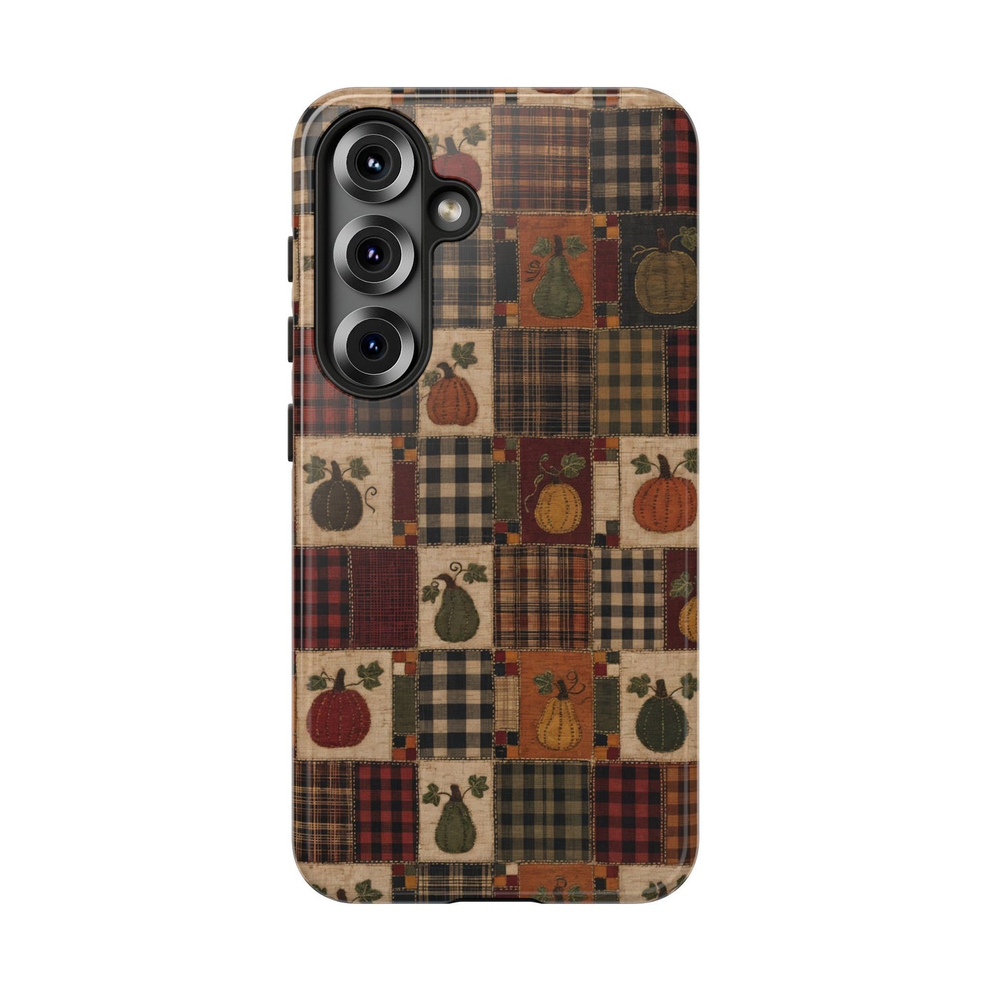 Plaid Pumpkin Tough Case