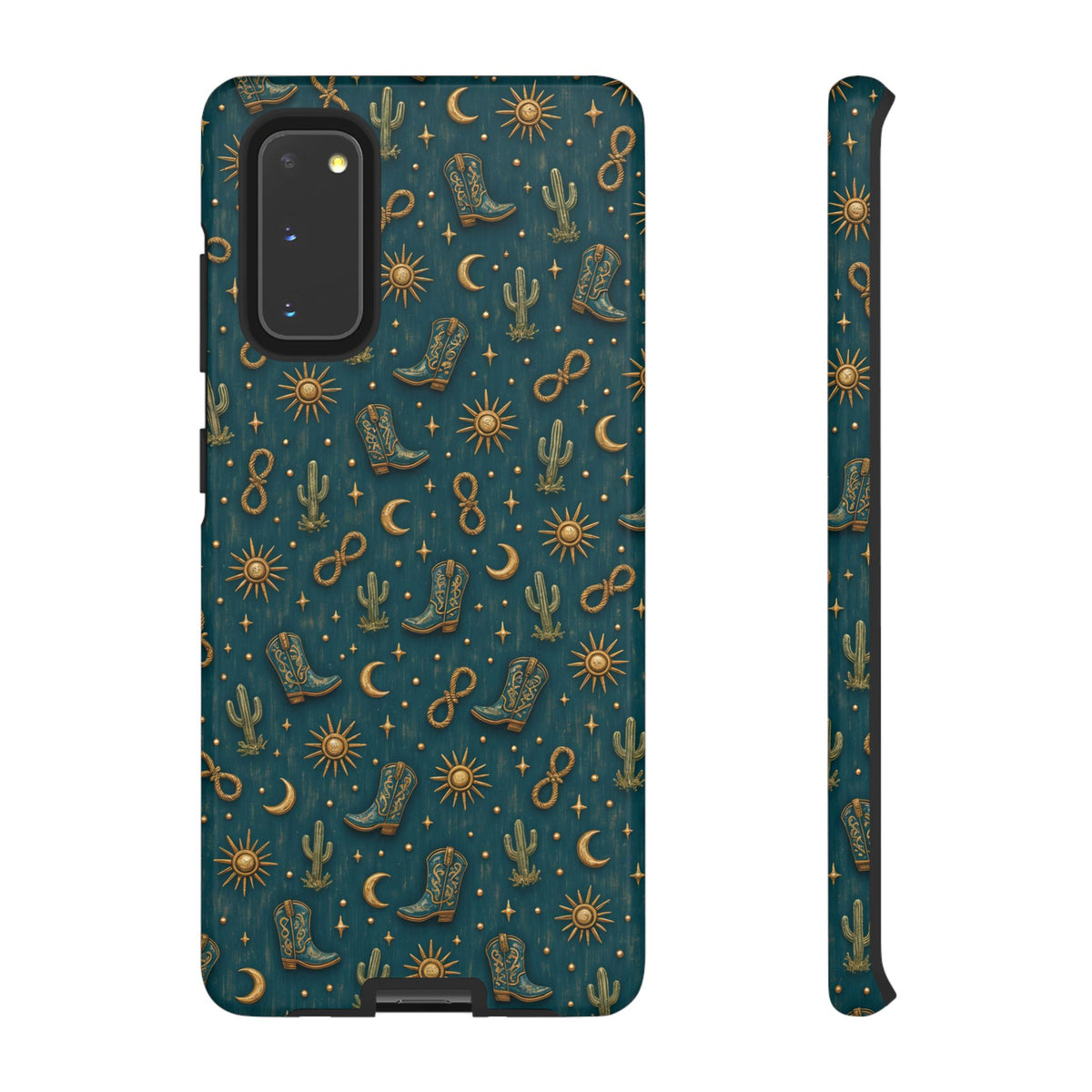 Teal Western Charms Tough Case